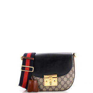 Gucci Padlock Saddle Shoulder Bag Gg #228539G18B